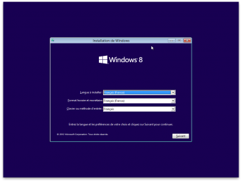 installer Windows 8 sur Mac l'installation classique